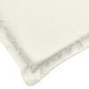 vidaXL Coussin de chaise longue cr&egrave;me m&eacute;lang&eacute; 200x70x4 cm tissu