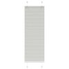 vidaXL Store pliss&eacute; gris clair 40x100 cm largeur du tissu 39,4 cm