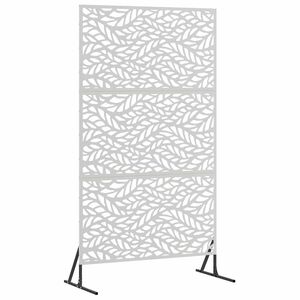 vidaXL &Eacute;cran de confidentialit&eacute; Gris 100 x 50 x 180 cm Acier