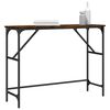 vidaXL Table console ch&ecirc;ne fum&eacute; 100x32x75 cm bois d'ing&eacute;nierie
