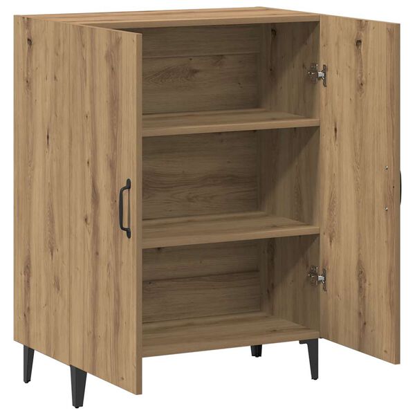 vidaXL Buffet chêne artisanal 70x34x90 cm bois d'ingénierie