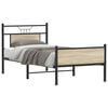 vidaXL Cadre de lit sans matelas chêne sonoma 80x200 cm