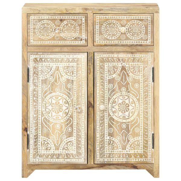 vidaXL Buffet 60x30x75 cm Bois de manguier massif
