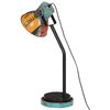 vidaXL Lampe de bureau 25 W multicolore 18x18x60 cm E27