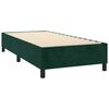 vidaXL Sommier &agrave; lattes de lit avec matelas Vert fonc&eacute; 90x200 cm