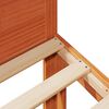 vidaXL Cadre de lit sans matelas cire marron 160x200cm bois pin massif