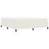 vidaXL Cadre de lit avec matelas Cr&egrave;me 180 x 200 cm tissu