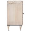 vidaXL Armoire de salle de bain avec stockage Blanc 38 x 33,5 x 58 cm