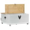 vidaXL storage box avec tiroir Blanc 90 x 78 x 45 cm Pin massif