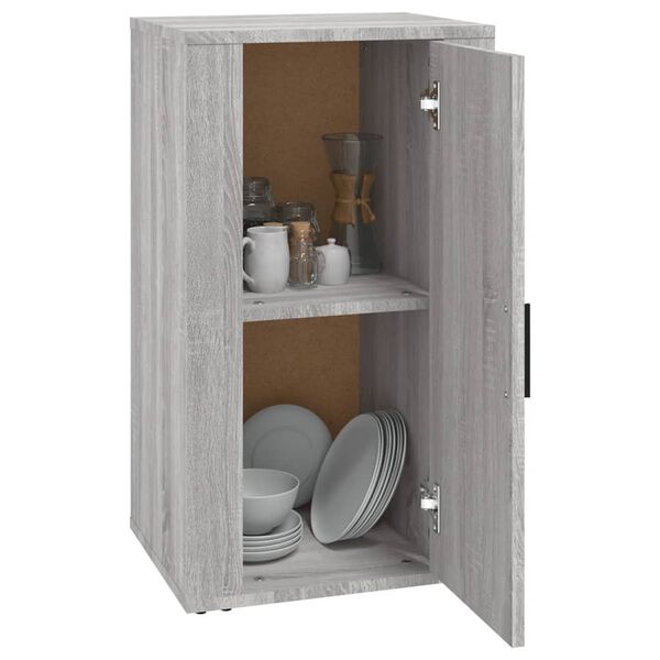 vidaXL Buffet Sonoma gris 40x33x70 cm Bois d'ing&eacute;nierie