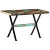 vidaXL Table &agrave; manger 120x60x76 cm Bois de r&eacute;cup&eacute;ration massif