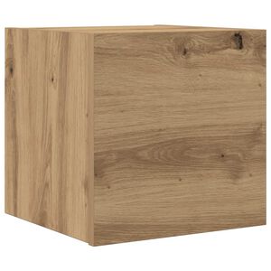 vidaXL Meuble TV mural ch&ecirc;ne artisanal 30,5x30x30 cm