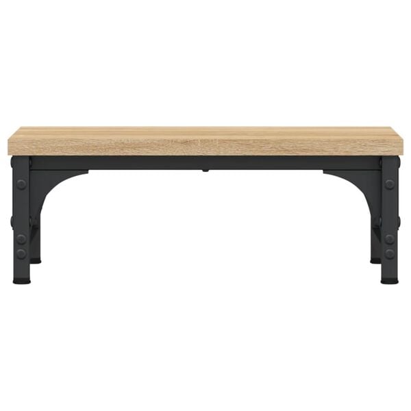 vidaXL Support de moniteur ch&ecirc;ne sonoma 37x23x14 cm bois d'ing&eacute;nierie