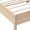 vidaXL Cadre de lit sans matelas 120x200 cm bois de pin massif