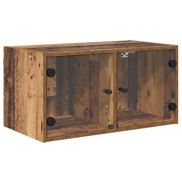 vidaXL Meuble mural Bois Ancien 68 x 37 x 35 cm Bois d'ing&eacute;nierie