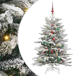 vidaXL Sapin de No&euml;l Artificiel &agrave; Branches Articul&eacute;es Blanc 150 cm