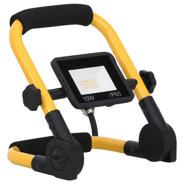 vidaXL Projecteur à LED avec poignée 10 W Blanc froid