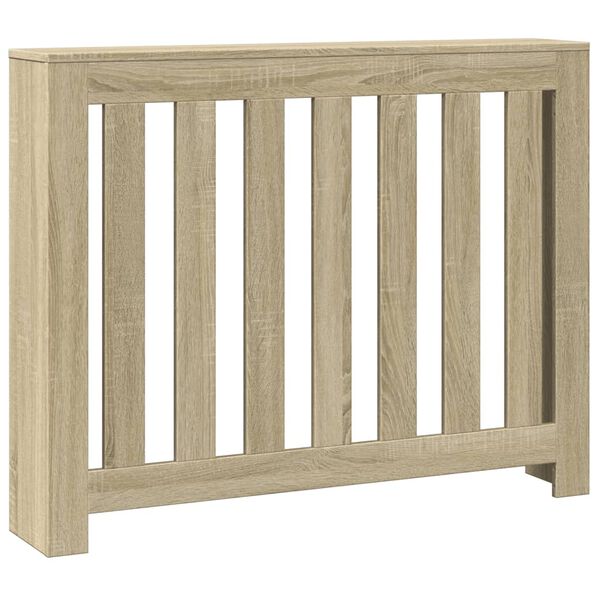 vidaXL Cache-radiateur ch&ecirc;ne sonoma 104x20x82 cm bois d'ing&eacute;nierie
