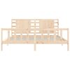 vidaXL Cadre de lit sans matelas 200x200 cm bois massif de pin