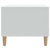 vidaXL Table basse blanc 89,5x50x40 cm bois d'ing&eacute;nierie