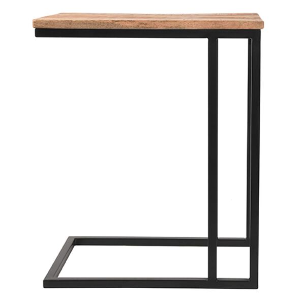 LABEL51 Table pour ordinateur portable Move 35x50x61 cm Bois/Noir