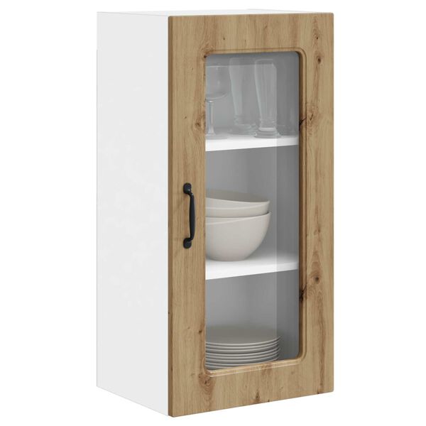 vidaXL Armoire de cuisine Kalmar 2 pcs Ch&ecirc;ne artisanal 40 x 31 x 80 cm