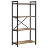 vidaXL &Eacute;tag&egrave;re 60 x 30 x 120 cm Bois d'ing&eacute;nierie Ch&ecirc;ne artisanal