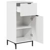 vidaXL Ensemble de mobilier de salle de bain 2 pcs Blanc brillant