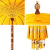 vidaXL Parasol balinais Jaune 215 x 215 x 260 cm
