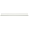 vidaXL &Eacute;tag&egrave;re flottante 2 pcs Blanc 60 x 18 x 2,5 cm Acier