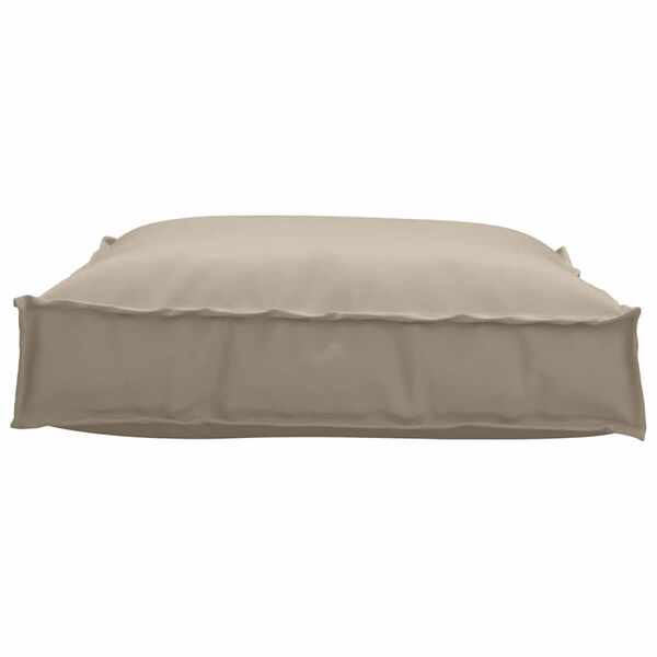 vidaXL Coussin Taupe 70 x 70 x 12 cm Tissu Oxford
