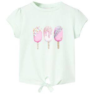 T-shirt pour enfants menthe claire 104