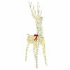 vidaXL Renne 3D 140 LED Blanc chaud 128 cm PET
