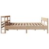 vidaXL Cadre de lit sans matelas 200x200 cm bois massif de pin