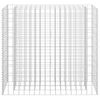 vidaXL Lit surélevé à gabion Acier galvanisé 90x30x90 cm