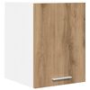 vidaXL Armoire suspendue Ch&ecirc;ne Artisan et Blanc 30 x 31 x 40 cm