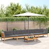 vidaXL Salon palette de jardin avec coussins 5pcs bois d'acacia massif