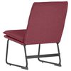 vidaXL Chaise longue Rouge bordeaux 52x75x76 cm Tissu