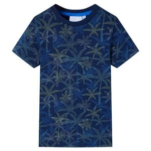 vidaXL T-shirt pour enfants bleu marine 104