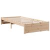 vidaXL Lit biblioth&egrave;que sans matelas 100x200 cm bois massif de pin