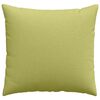 vidaXL Coussins de canap&eacute; 2 pcs Vert clair 50 x 50 cm tissu