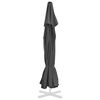 vidaXL Tissu de remplacement pour parasol d'ext&eacute;rieur Anthracite 515cm
