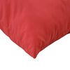 vidaXL Coussins de canap&eacute; lot de 4 rouge 40x40 cm tissu
