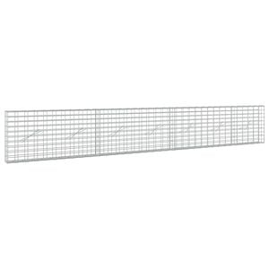 vidaXL Gabion avec Fil de 3,5 mm et Maille de 5x10 cm 350x10x50 cm