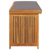 vidaXL Bo&icirc;te &agrave; coussins d'ext&eacute;rieur 150x50x60,5cm bois massif d'acacia