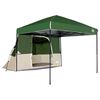 vidaXL Ensemble de Tentes de Camping 2 pcs Vert Taffetas et Tissu