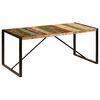 vidaXL Table de salle à manger 180x90x75 cm Bois de récupération