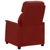vidaXL Fauteuil de massage &eacute;lectrique Rouge bordeaux Similicuir