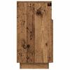 vidaXL Tables de chevet 2 pcs avec 2 tiroirs vieux bois 36x36x68 cm