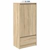 vidaXL Armoire tiroir ch&ecirc;ne sonoma 55,5x34x119,5 cm bois d'ing&eacute;nierie